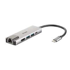 D-LINK DUB-M520 HUB USB-C HDMI 2USB 3.0 USB-C ETHE