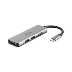 D-LINK DUB-M530 HUB HDMI 2USB 3.0 USB-C ETHE LECTOR