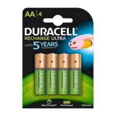 DURACELL PILA RECARGABLE HR6 AA 2400MAH BLISTER*4