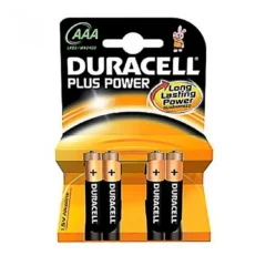 DURACELL PILA ALCALINA PLUS POWER LR3 AAA PACK-4
