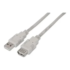 AISENS CABLE ALARGADOR USB 3M BEIGE