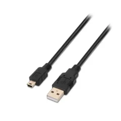 AISENS CABLE USB MACHO USB MINI MACHO1M NEGRO