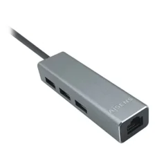 AISENS HUB USB 3 PUERTOS USB 3.0 + CONVERSOR ETHERNET