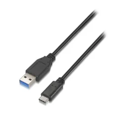 AISENS CABLE USB 3.1 TIPO-C USB TIPO A MACHO 1M NEGRO