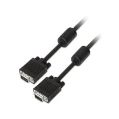 AISENS CABLE SVGA CON FERRITA 1.8M NEGRO