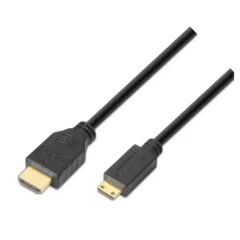 AISENS CABLE HDMI A MINI HDMI 1.8M NEGRO