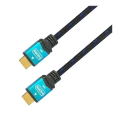 AISENS CABLE HDMI NYLON 1M NEGRO AZUL