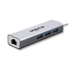 APPROX! APPC07GHUB ADAPTADOR USB 3.0 GIGABIT + HUB