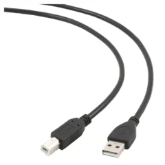 GEMBIRDCABLE USB 2.0 TIPO A M-B M 1.8 MTS NEGRO