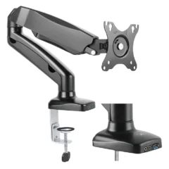 EWENT SOPORTE TV MESA GAS 1 MONITOR 27" USB-MIC+AL