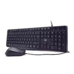 EWENT EW3006 KIT TECLADO + RATON NEGRO