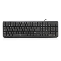 EWENT TECLADO SLIM USB-PS2 EW3109 NEGRO