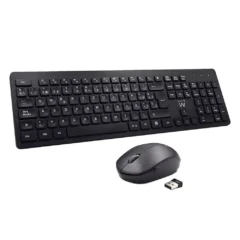 EWENT TECLADO + RATON INALAMBRICO EW3256 NEGRO