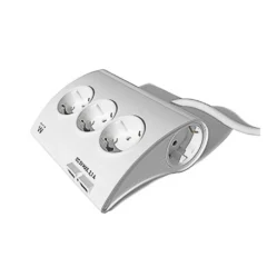 EWENT EW3935 REGLETA 5 SCHUKO + 2 USB 2.1A