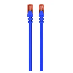 EWENT CABLE DE RED CATEGORÍA 6 U UTP 1MT AZUL