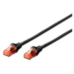 EWENT CABLE DE RED CATEGORÍA 6 U UTP 2M NEGRO