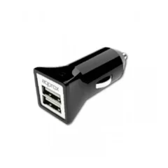 APPROX! CARGADOR DE COCHE 2 USB 3.1A NEGRO