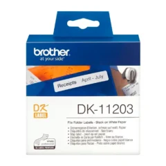 Brother DK-11203 Etiquetas Precortadas 17x87mm 300Uds