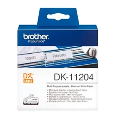 Brother DK-11204 Etiquetas Precortadas 17x54mm 400Uds