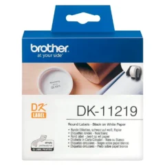 Brother DK-11219 Etiquetas Circulares Ø 12mm 1200 Uds.
