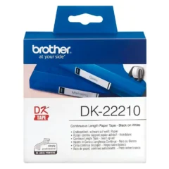 Brother DK-22210 Cinta Adhesiva de Papel de 29mm