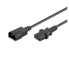 EWENT CABLE ALIMENTACION VDE C14-C13, M F, 1.80 M