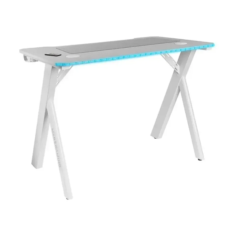 Mars Gaming MGD100RGB Mesa Gaming Alfombrilla 100x60cm RGB Blanco