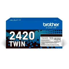 BROTHER TONER TN2420 NEGRO PACK 2 UDS