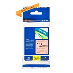 BROTHER CINTA TZEB31 LAMINADA 12MM NEGRO NARANJ 5M