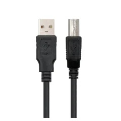 NANOCABLE CABLE USB 2.0 TIPO A - B 3 METROS NEGRO