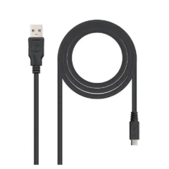NANOCABLE 10.01.0503 USB 2.0 A/M - Micro B/M Negro 3.0m