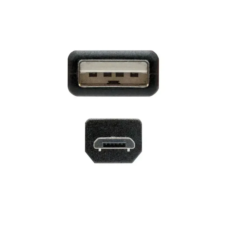 NANOCABLE 10.01.0503 USB 2.0 A/M - Micro B/M Negro 3.0m