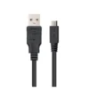 NANOCABLE 10.01.0503 USB 2.0 A/M - Micro B/M Negro 3.0m