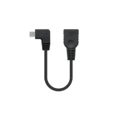 NANOCABLE CABLE USB 2.0 OTG ACODADO TIPO MICRO B M-A H 15 CM
