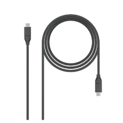 NANOCABLE CABLE USB 3.1 GEN2 10GBPS USB-C A USB-C NEGRO 1M