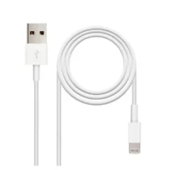 NANOCABLE CABLE DE DATOS CARGA LIGHTNING USB 1 METRO