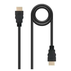 NANOCABLE CABLE HDMI V2.0 4K@60HZ 18GBPS A M-A M NEGRO 1M