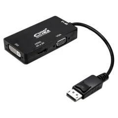NANOCABLE CONVERSOR DISPLAYPORT A VGA DVI HDMI, 3 EN 1,