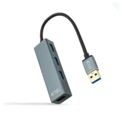 NANOCABLE HUB USB 3.0 4 X USB 3.0 10CM. GRIS