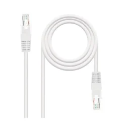 NANOCABLE CABLE RED LATIGUILLO RJ45 CAT.5E UTP BLANCO 1.0 M