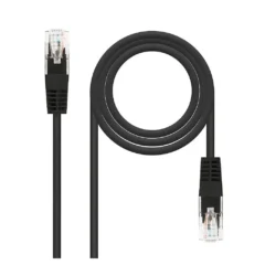 NANOCABLE CABLE RED LATIGUILLO RJ45 CAT.5E UTP NEGRO 5.0 M