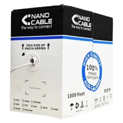 NANOCABLE BOBINA CABLE RED RJ45 CAT5E RIGIDO 305M UTP