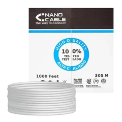 NANOCABLE BOBINA RJ45 CAT5E UTP FLEXIBLE 305MTS