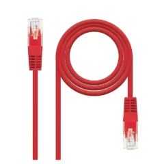NANOCABLE CABLE RED LATIGUILLO RJ45 CAT.6 UTP ROJO 1 M