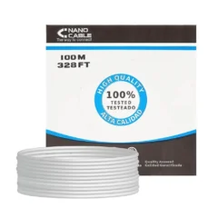 NANOCABLE BOBINA CABLE DE RED FTP RJ45 CATE.5 RIGIDO 100M