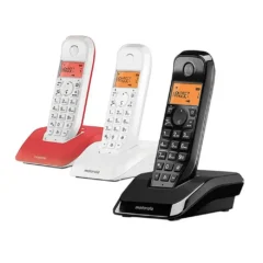 MOTOROLA S1203 TELEFONO DECT TRIO COLORES