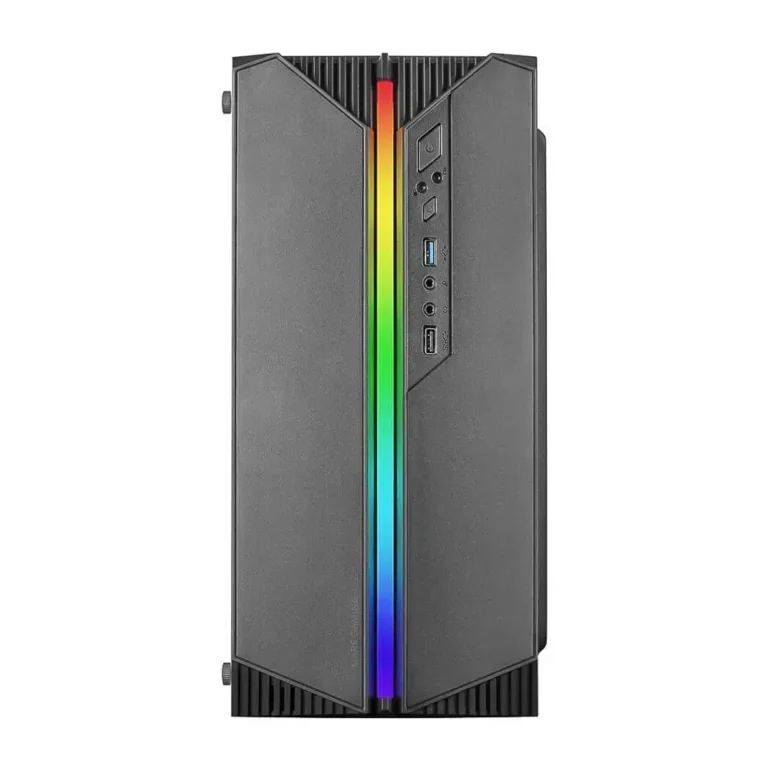 Mars Gaming MC-S1 ARGB Negra Caja Minitorre Gaming sin Fuente