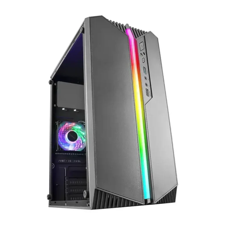 Mars Gaming MC-S1 ARGB Negra Caja Minitorre Gaming sin Fuente