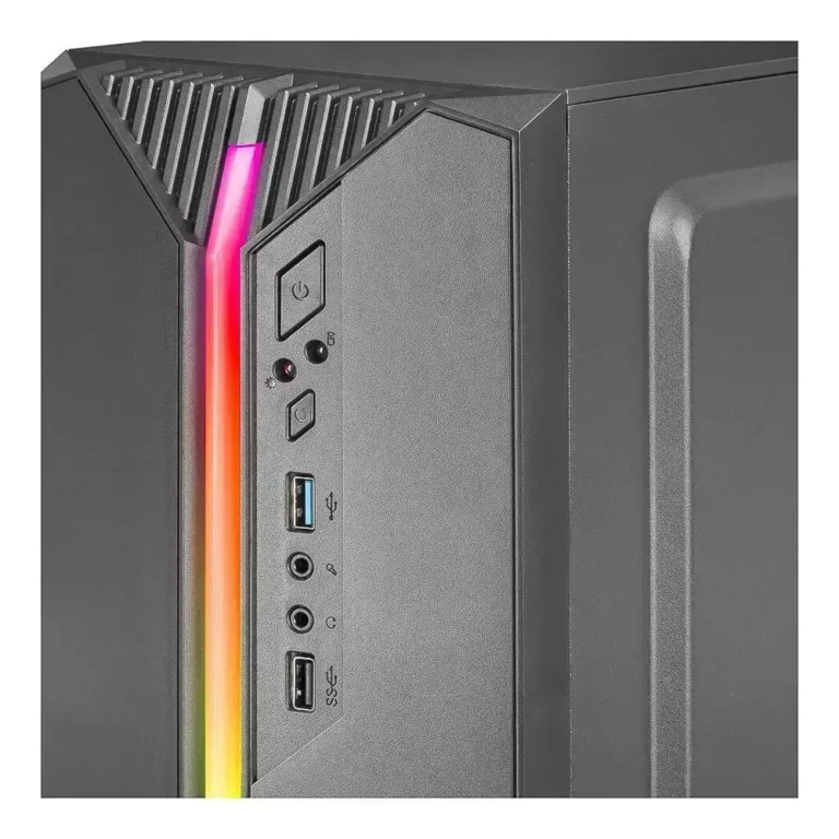 Mars Gaming MC-S1 ARGB Negra Caja Minitorre Gaming sin Fuente