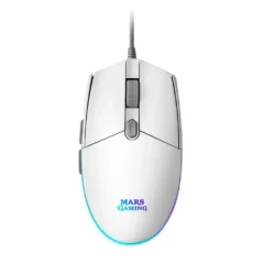 MARS GAMING RATON MMG 3200DPI RGB FLOW BLANCO